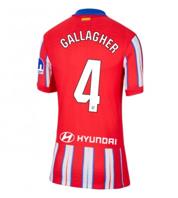 Atletico Madrid Conor Gallagher #4 Primera Equipación Mujer 2024-25 Manga Corta